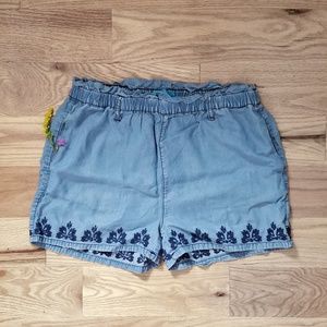 Pull-On High Waist Shorts